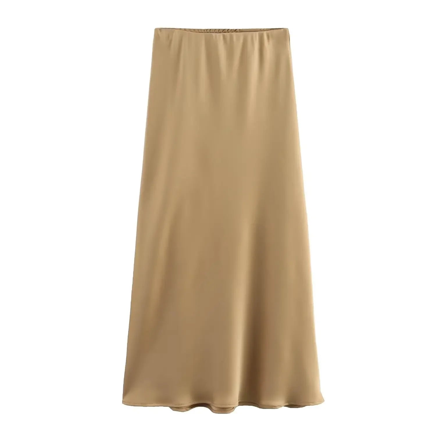 Vintage Mid Elastic  Lady Skirts