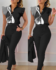 Women's Elegant Slim Two-Piece Sets