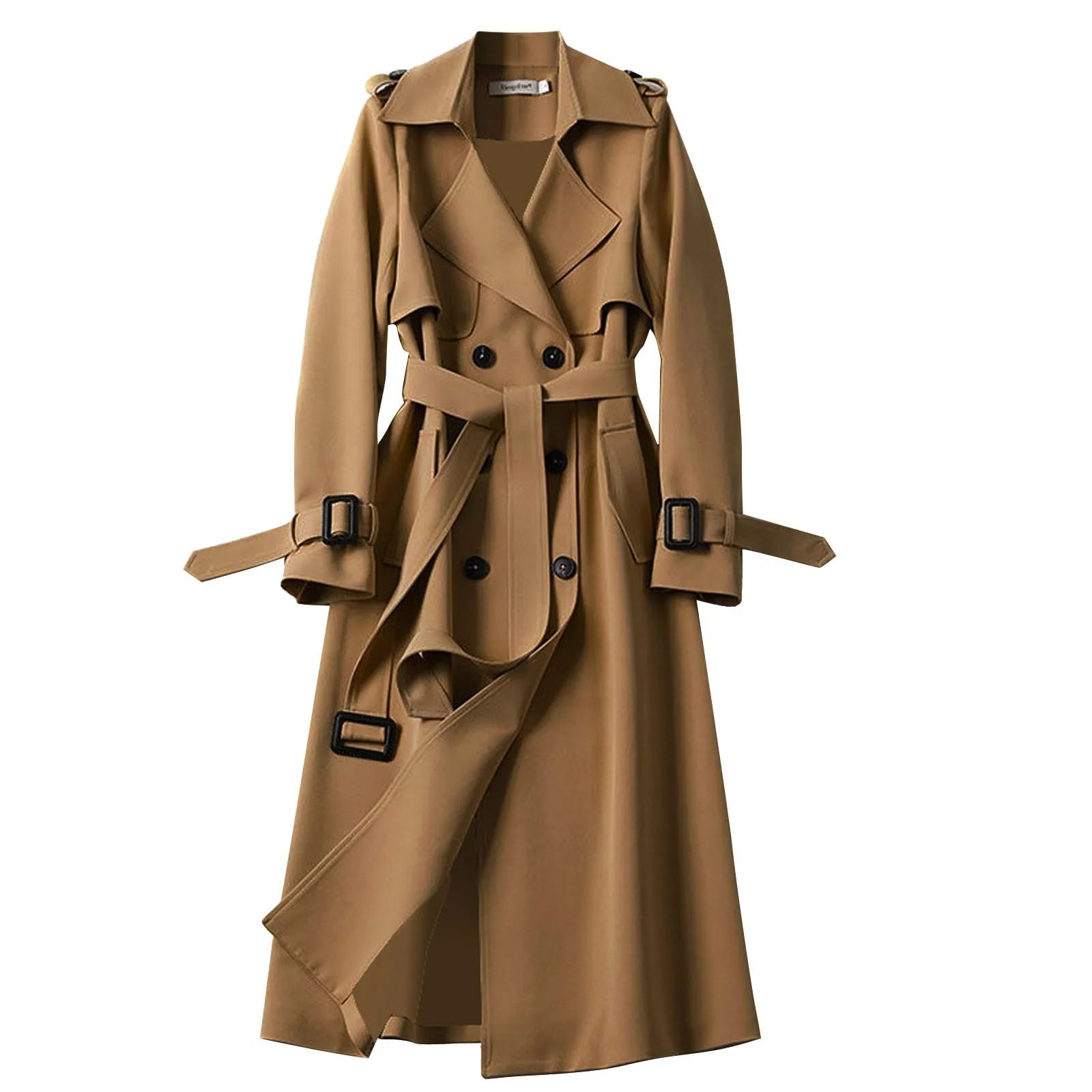 Overcoat Solid Slim Fit Elegant  Stylish Long Outerwear