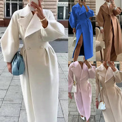 Autumn Lantern Sleeves Women Vintage Court Coat