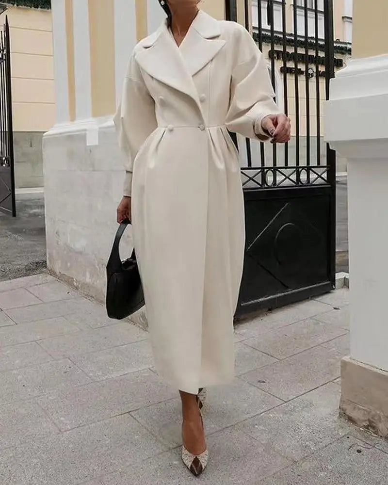 Autumn Lantern Sleeves Women Vintage Court Coat